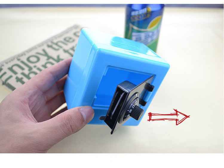 Plastic Piggy Bank Safe Box Shape Safe Coin Piggy Bank - JUCE