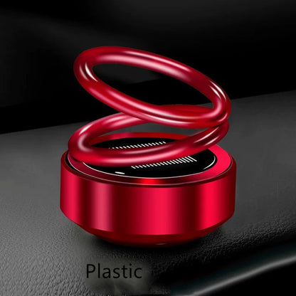 Solar Auto Rotation Car Air Freshener Perfume Seat - JUCE