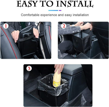 Car Folding Trash Can Waterproof Leak-proof Large Capacity - JUCE
