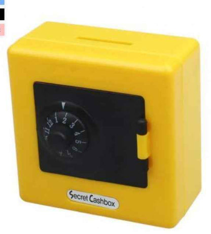 Plastic Piggy Bank Safe Box Shape Safe Coin Piggy Bank - JUCE