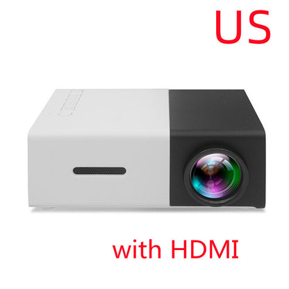 Portable Projector 3D Hd Led Home Theater Cinema HDMI-compatible Usb Audio Projector Yg300 Mini Projector - JUCE