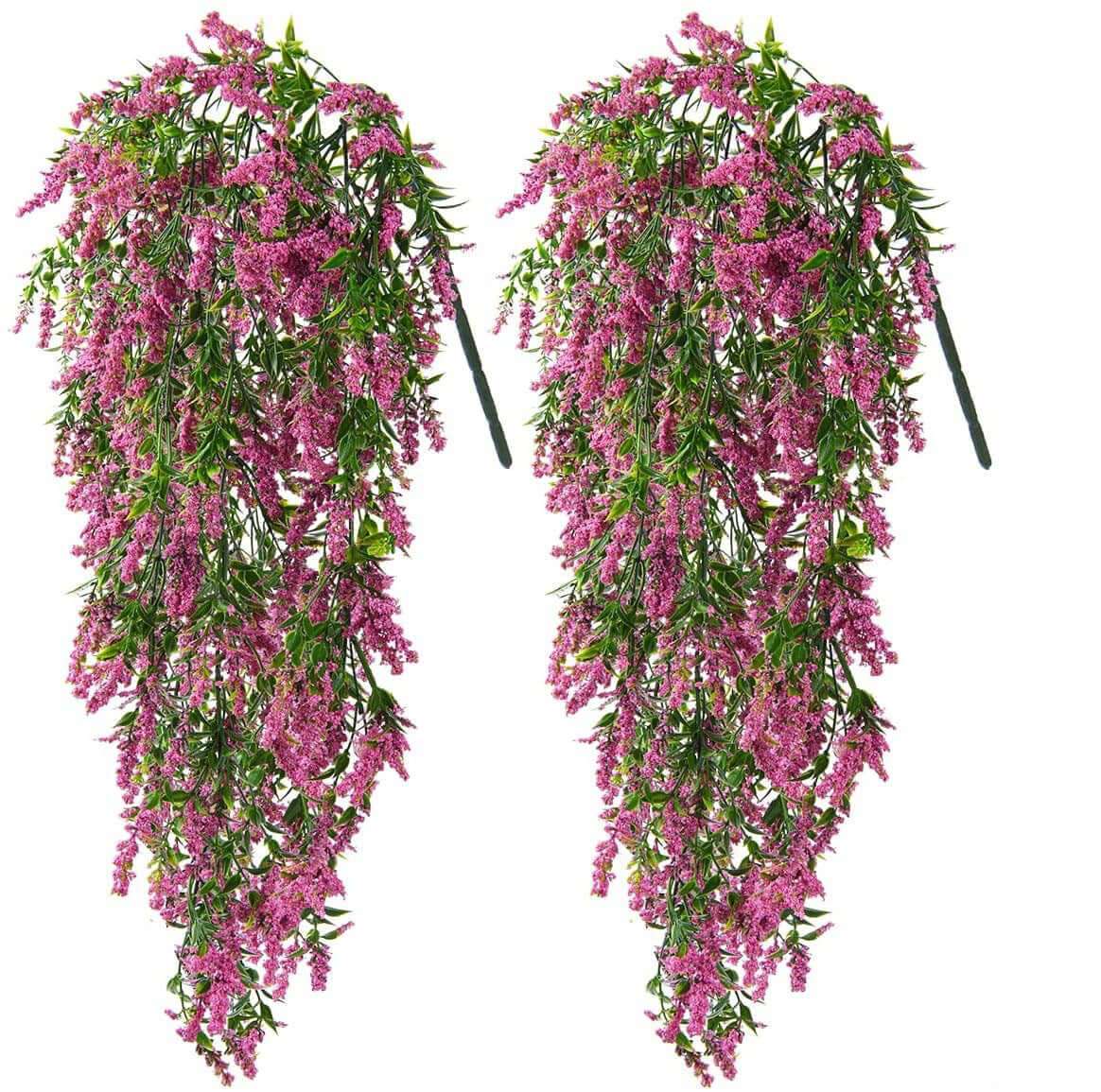 Simulation Wall Hanging Fake Flower Plastic Flowers Living Room Bunch Of Decorative Plants - JUCE