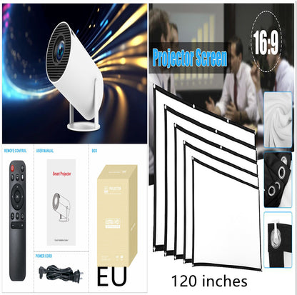 HY300 Pro Projector Home Theater Entertainment Portable Small Projector - JUCE